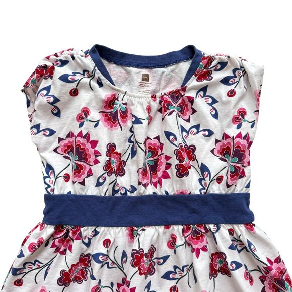 Tea Collection China Floral Dress Size 7 - Picture 2 of 5